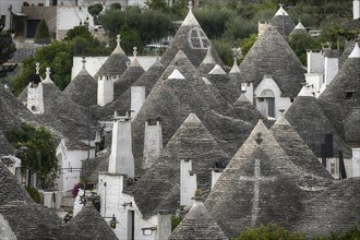 Europe, Italy, Alberobello, Trulli village, Itria Valley, Apulia, Apulia, Italy, Europe