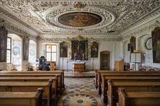 Summer refectory, Salem Castle, former imperial abbey, former monastery of the Cistercian order,