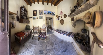 For visitors of Odigitria Monastery open furnished traditionally furnished historic monk's cell