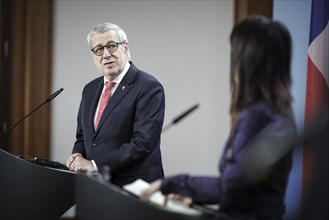 (R-L) Annalena BÃ¤rbock, Federal Foreign Minister, and Alberto van Klaveren Stork, Foreign Minister