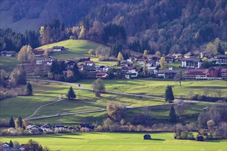 Oberstdorf in late autumn, OberallgÃ¤u, Bavaria, Germany, Europe