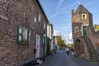 The town of Zons on the left bank of the Lower Rhine, former fortified zone, belongs to Dormagen,