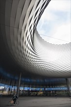 Modern architecture, new Basel Exhibition Centre building, architects Herzog and de Meuron, Basel,