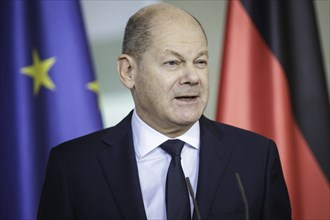 Olaf Scholz, Federal Chancellor, at the handover of the 2024 report by the Commission of Experts