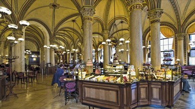 Cafe Central Inside Vienna Austria