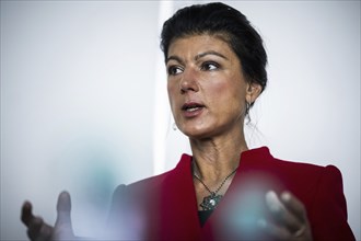 Sahra Wagenknecht is a member of the German Bundestag and founder of the BSW party, pictured here