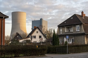 The hard coal-fired power plant Datteln 4, operated by Uniper, on the Dormtund-Ems Canal, it is