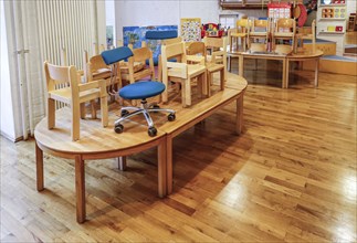 Closed daycare centre during the lockdown, Berlin, DEU, 24.01.2021