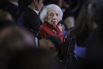 Margot FriedlÃ¤nder, Holocaust survivor, pictured at the presentation of the DSI Talisman Award to