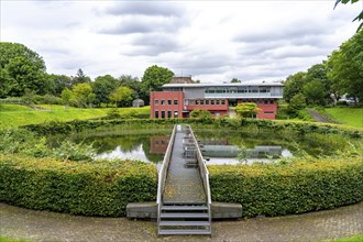 Emscher sewage treatment park, former LÃ¤ppkes Mühlenbach sewage treatment plant, now a park and