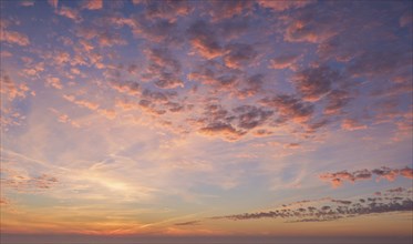 Beautiful dramatic scenic after sunset sky background after sunset