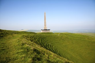 Lansdowne Monument or Cherhill Monument, near Cherhill in Wiltshire, England, UK