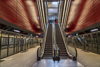 The metro, underground, light rail, in Copenhagen, 4 lines have been crossing the city since 2002,