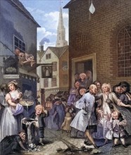 Times of the Day Noon From the original picture by Hogarth from The Works of Hogarth published