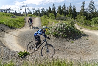 Bikepark Winterberg, on the Kappe mountain, 11 mountain bike downhill trails, in all levels of