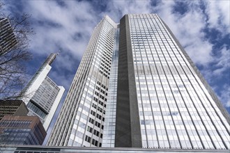 The Eurotower in the city centre of Frankfurt am Main, headquarters of the ECB banking supervision,