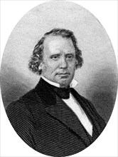 Engraving of Henry Wilson (16 February 1812 â€“ 22 November 1875), the 18th Vice President of the