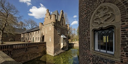 Paffendorf Castle, popular excursion destination, Bergheim, Rhine-Erft district, Rhenish lignite