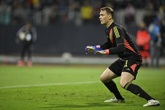 Manuel Neuer GER (01) awaits shot, ball, Max Morlock Stadium, Nuremberg, Bavaria, Germany, Europe