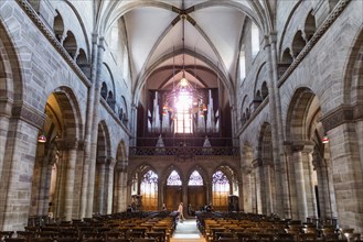 Interior, Basel Minster, Basel, Canton of Basel-Stadt, Switzerland, Europe