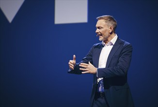 Christian Lindner (FDP), Federal Minister of Finance, photographed at the OMR Festival (Online