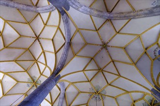 Vault, Maria Himmelfahrt parish church, Schwaz, Inntal, Tyrol, Austria, Europe