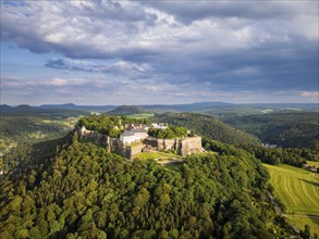 Königstein Fortress is one of the largest mountain fortresses in Europe. It is located in the