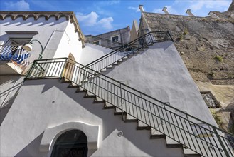 Italy, scenic colorful streets of Capri town on Capri Island close to Naples, Europe