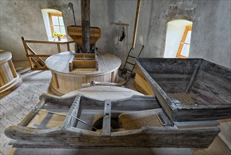 Historic windmill inside Eisbergen Porta Westfalica Germany