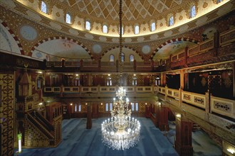 Uzungol mosque, Prayer room and cupola, Trabzon, Turkey, Asia