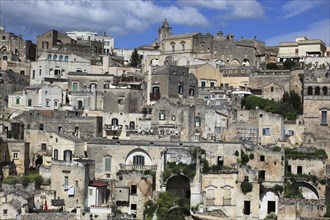 Old town, Sassi, Sassi di Matera cave settlements, UNESCO World Heritage Site, Matera, Basilicata,