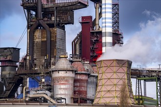 Duisburg-Bruckhausen steel site, ThyssenKrupp Steel, blast furnaces 8 and 9, North