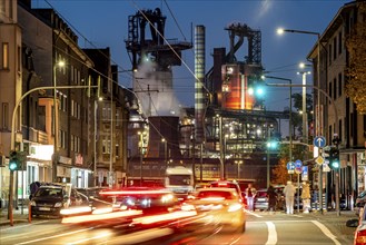 Duisburg steel site, ThyssenKrupp Steel steelworks, blast furnaces 8 and 9, Friedrich-Ebert-StraÃŸe