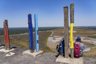 The Haniel spoil tip, 185 metre high spoil tip, at the Prosper Haniel mine, which was closed in