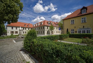 Architectural complex WallstraÃŸe on Bachplatz, standardised 18th century building style, Köthen,