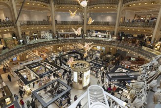 Galeries Lafayette department stores', Paris, Île-de-France, France, Europe