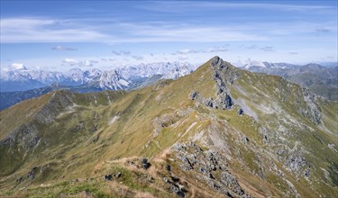 Carnic Main Ridge, Carnic High Trail, Carnic Alps, Carinthia, Austria, Europe