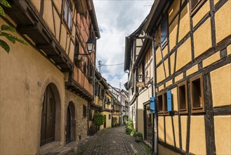 Medieval village and colourful half-timbered houses, Eguisheim, Plus beaux villages de France,