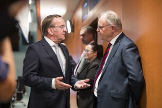 Boris Pistorius (Federal Minister of Defence, SPD) and Stephan Weil (Minister-President of Lower