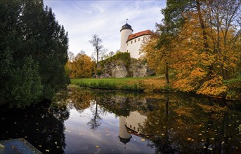 Rabenstein Castle, the smallest medieval castle in Saxony, is located in Oberrabenstein, Rabenstein