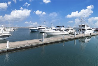 Mexico, marina and yacht club in Veracruz Heroica on the Gulf of Mexico, Central America