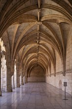 Cloister, Hieronymite monastery Mosteiro dos Jeronimos, also known as Mosteiro de Belém, Belém,