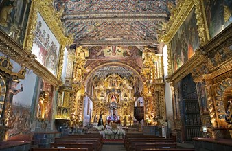 Saint Peter the Apostle Church, interior view, Andahuaylillas, Cusco region, Quispicanchi province,