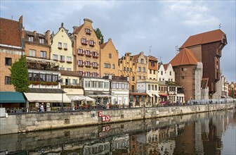 Motlawa River, Gdansk, Gdansk, Poland, Europe