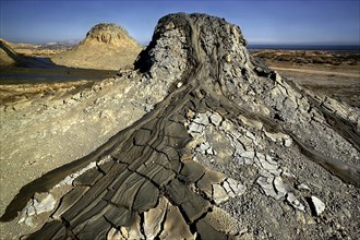 Azerbaijan, volcanoes, mud volcanoes, Rayon Qobustan, Azerbaijan, Asia