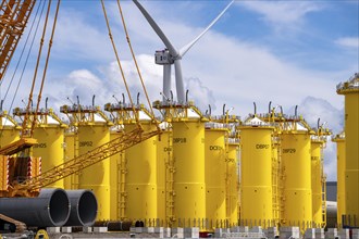 SIF Offshore Foundaitons, production of foundations, monopiles, for offshore wind turbines, the