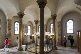 Interior view, Imperial Cathedral, Cathedral of St Mary and St Stephen, UNESCO World Heritage Site,