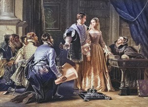 Lady Jane Grey's reluctance to accept the crown Sion House 8 July 1553. from The National and