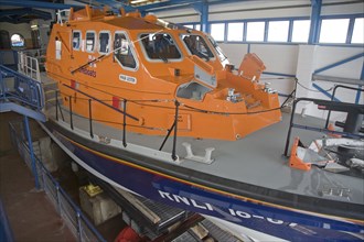 RNLI lifeboat at Cromer, north Norfolk coast, England, United Kingdom, Europe