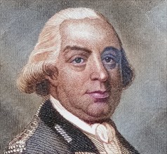 Thomas Gage, 1719 to 1787, British general during the American War of Independence, digitally